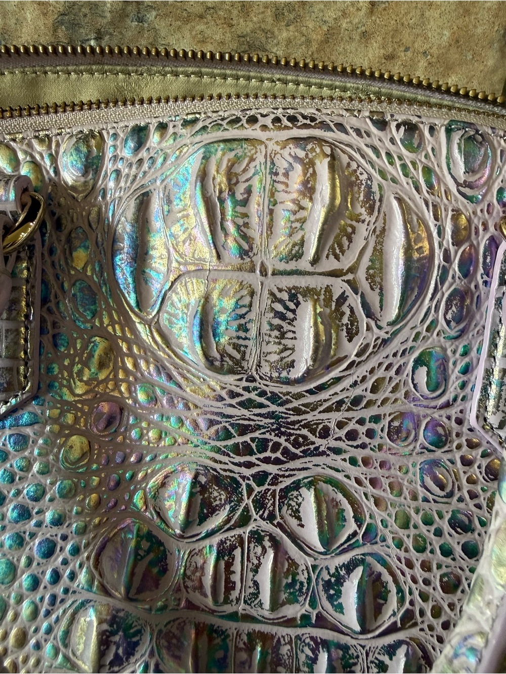 Brahmin Large Duxbury In Violet Wonderland - Picture 9 of 10
